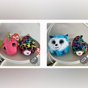 TY Beanie Boos - Teeny Tys Stackable Plush prince , Jelly, Darby  & jelly